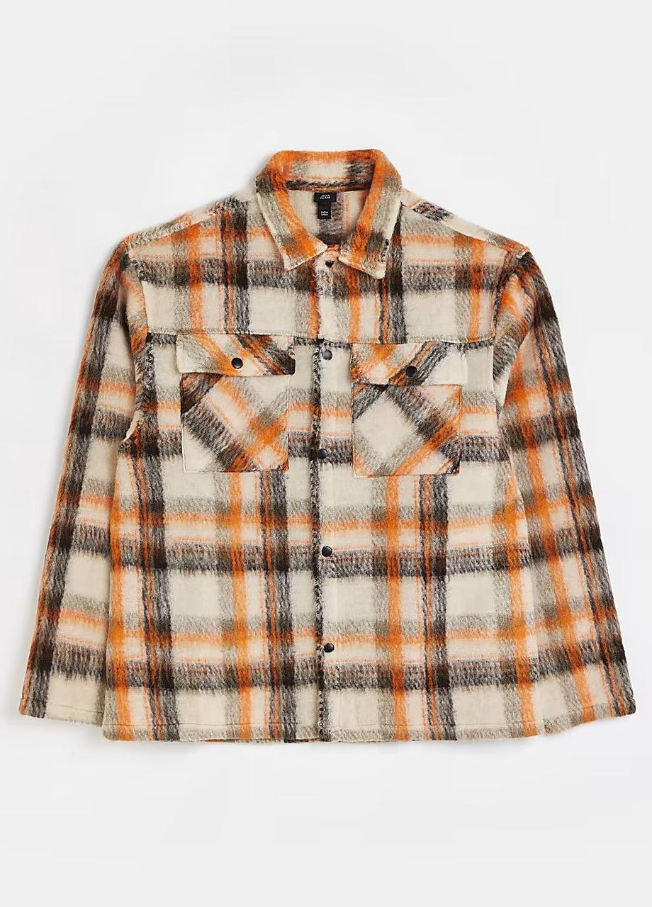 Куртка-рубашка,бежевый-оранжевый, River Island (260945907)