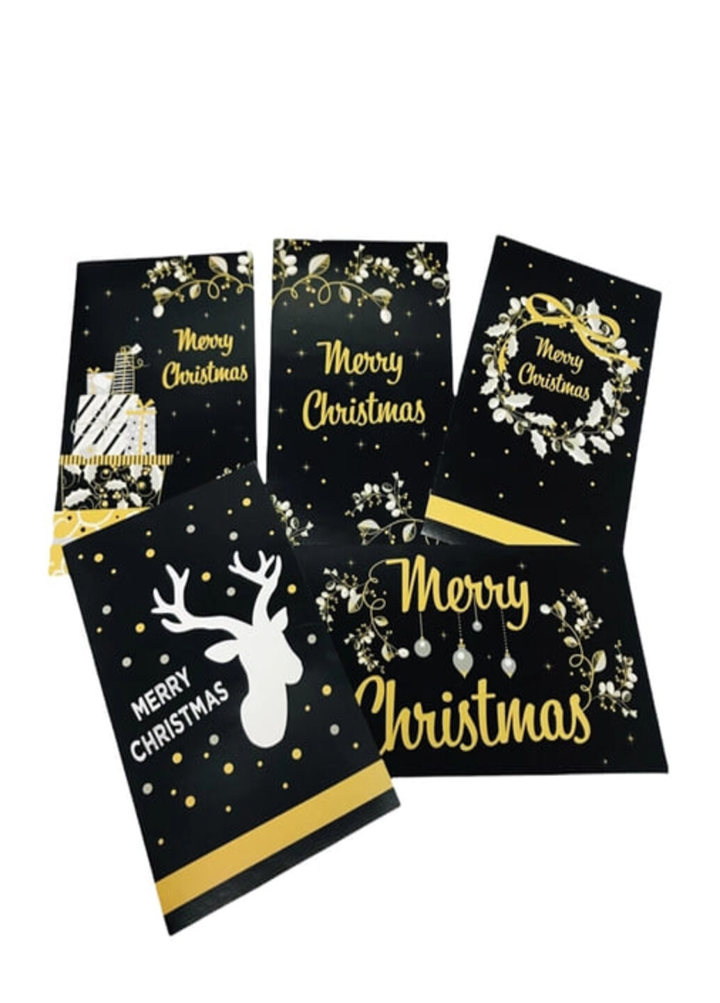 Набір подарункових новорічних листівок та конвертів 20 шт. Melinera (263276563)