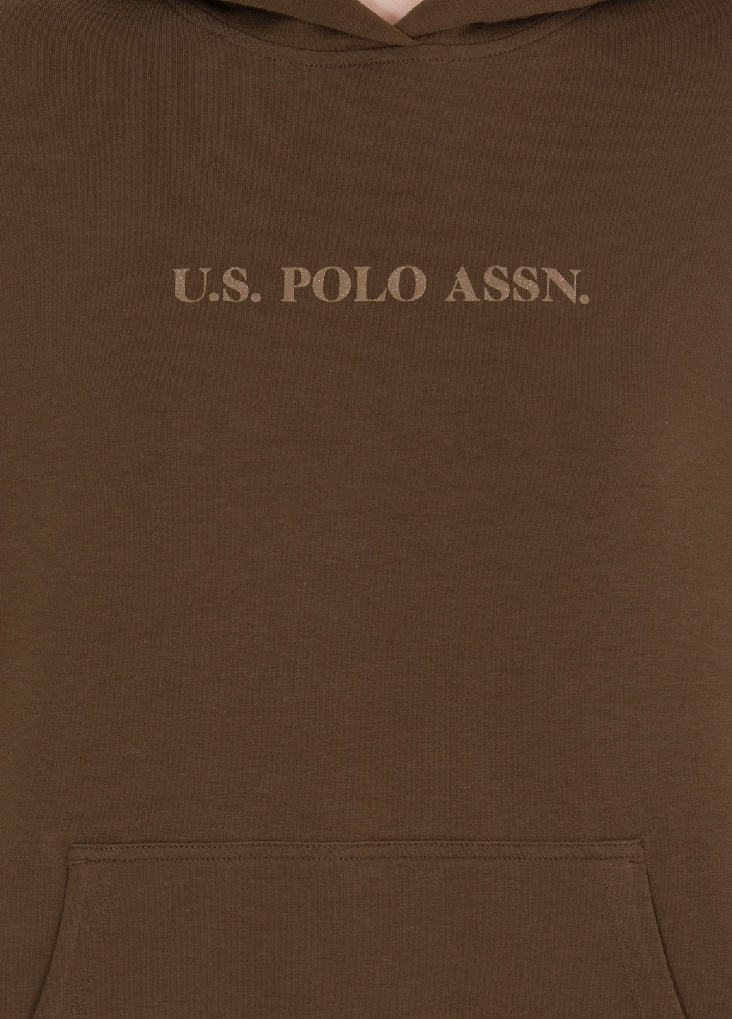 Свитшот женский U.S. Polo Assn. - крой коричневый - (258470723)