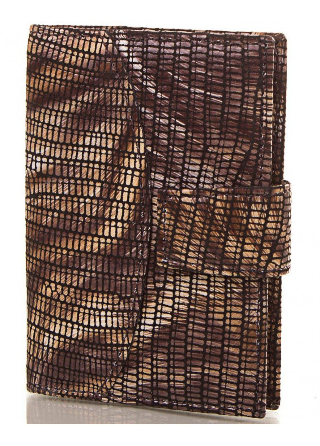 Женская коричневая визитница из лакированной кожи Canpellini (263135548)