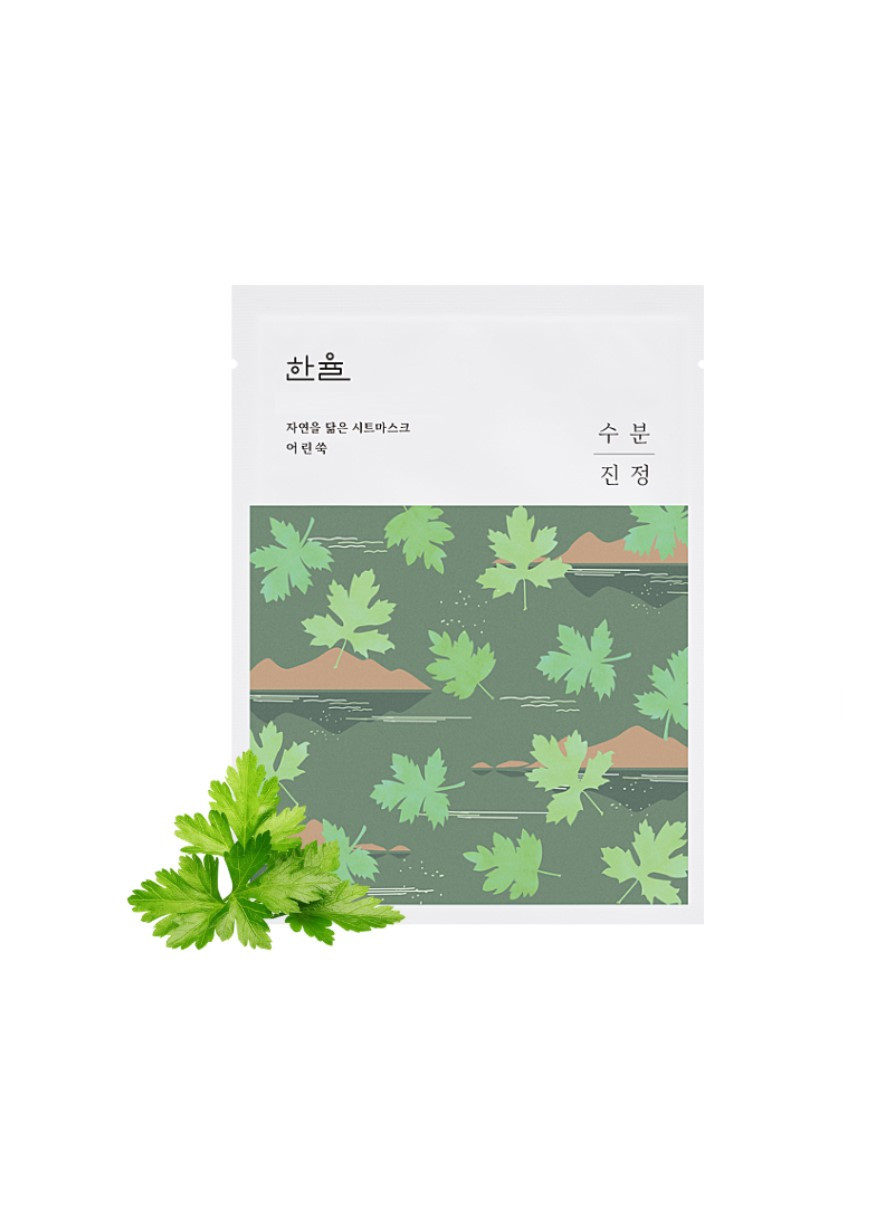 Успокаивающая тканевая маска Nature In Life Sheet Mask Pure Artemisia - Water Calming 23 мл Hanyul (277972914)