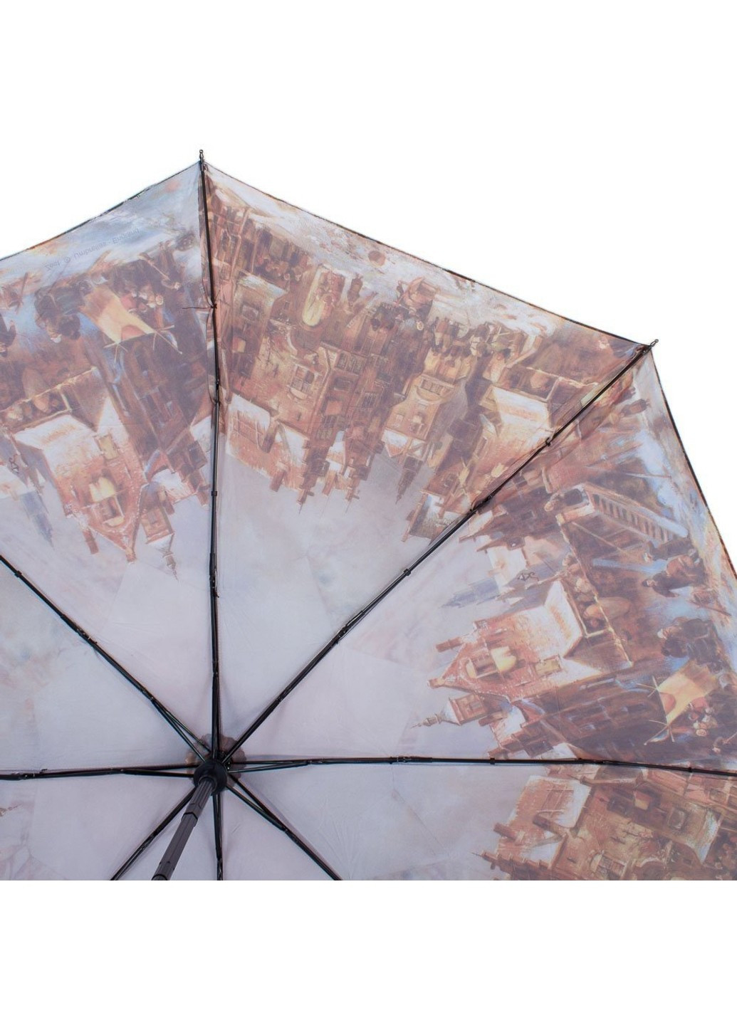 Сіра жіноча парасолька напівавтомат z23625-5033 Zest середня (262976541)