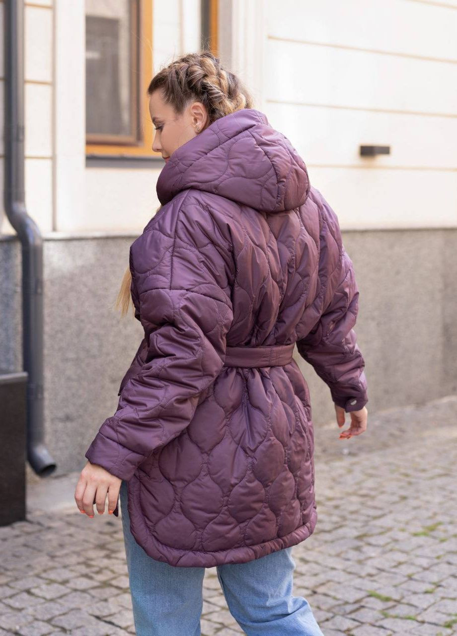 Фіолетова жіноча куртка плащівка No Brand