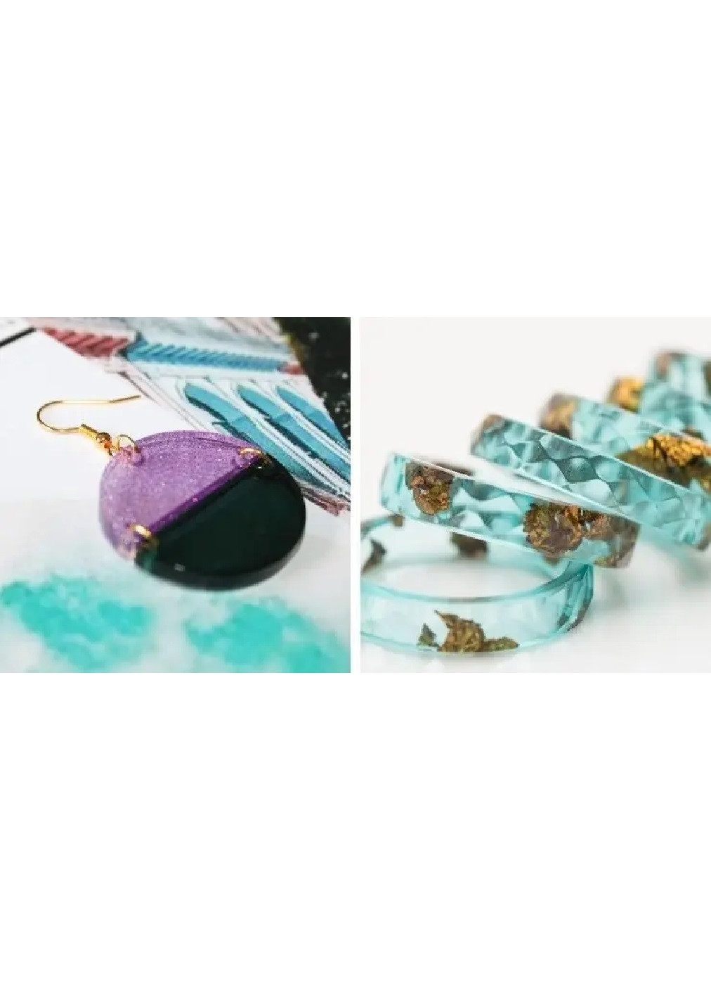 Набор комплект для творчества рукоделия создания украшений браслетов кулонов из эпоксидной смолы (474574-Prob) Unbranded (258959265)
