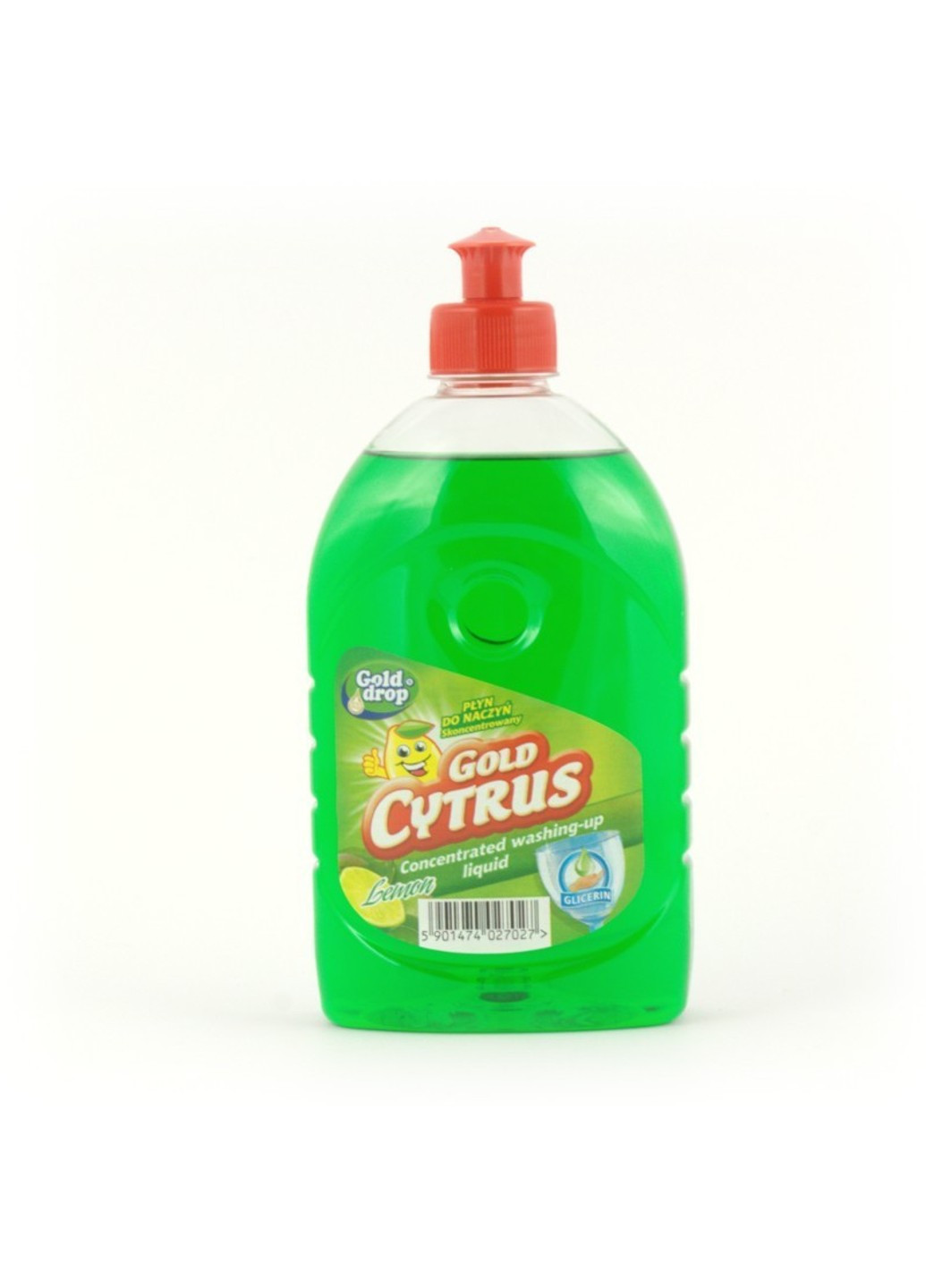 Засіб для миття посуду Зелений лимон 500мл Gold Cytrus (263206686)