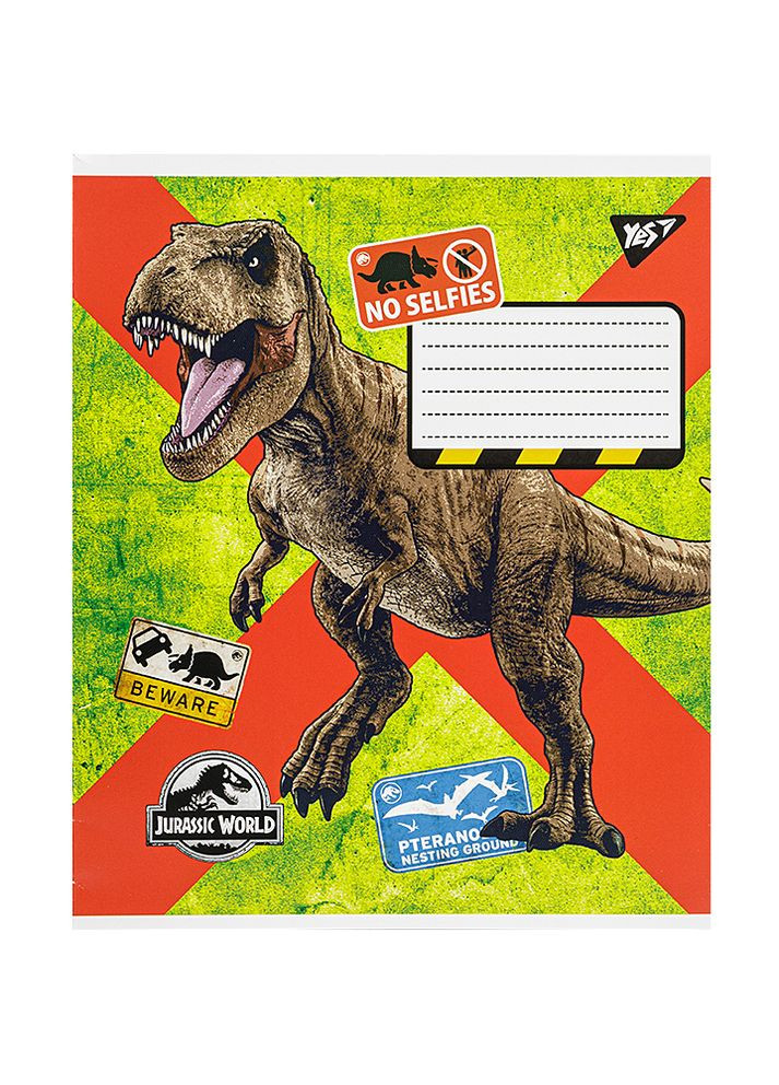 Тетрадь в линейку 12 листов Jurassic world цвет разноцветный ЦБ-00222599 Yes (260164605)