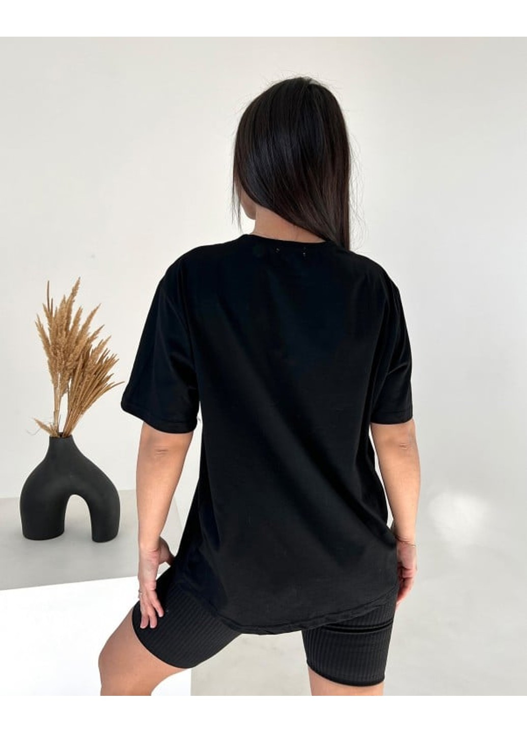 Черная футболки wn20-458 черный ISSA PLUS