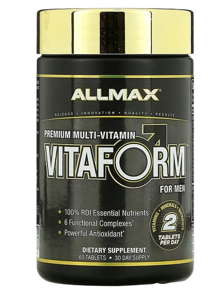 VitaForm for Men 60 Tabs ALLMAX Nutrition (258499403)