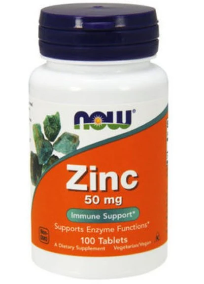 Цинк глюконат Zinc Gluconate 50 mg - 100 tabs Now (256999984)