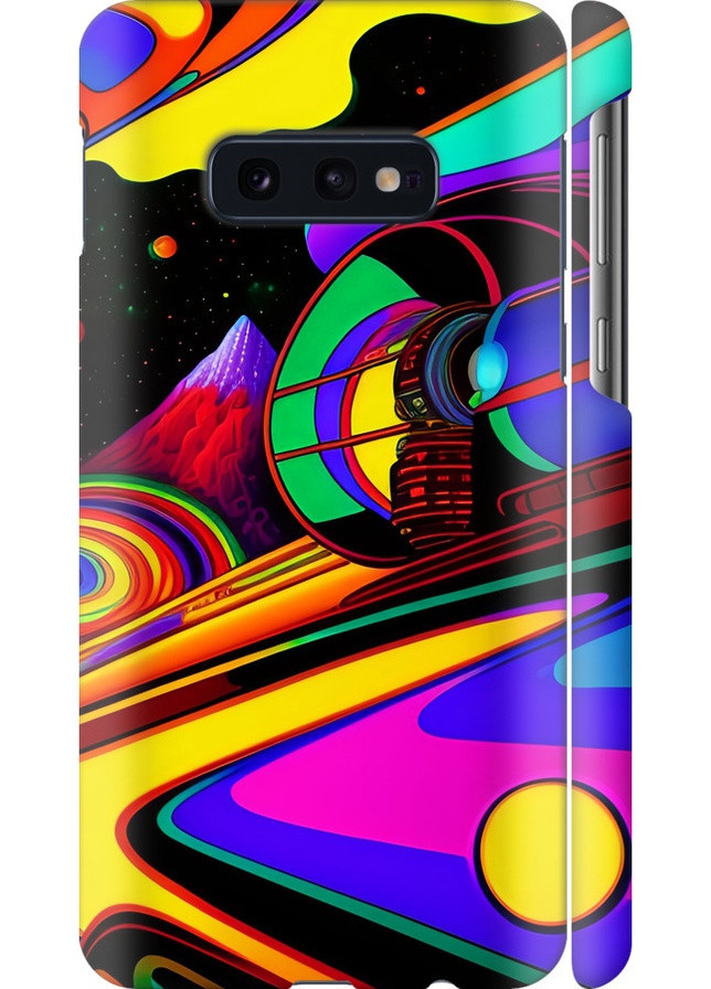 3D пластиковый матовый чехол 'Абстракция v4' для Endorphone Samsung Galaxy S10e (258212519)