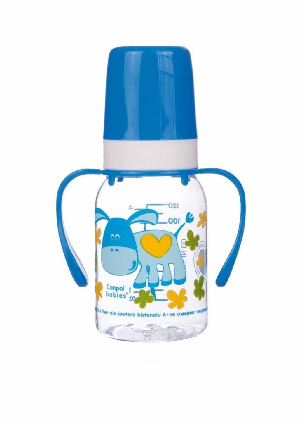 Пляшка для годування колекція "Кольорова ферма" колір різнокольоровий 00-00046118 Canpol Babies (259422217)