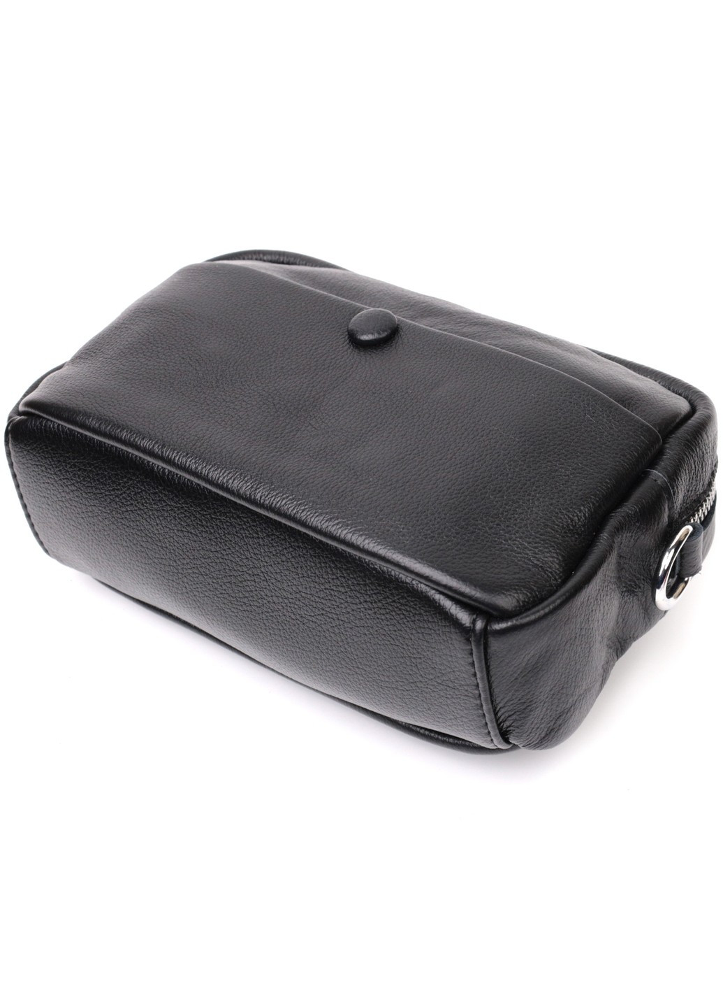 Женская сумка из натуральной мягкой кожи 22436 Черная Vintage (276457615)