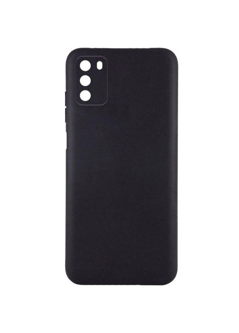Чёрный силиконовый чехол с защитой камеры для Xiaomi Poco M3 Epik (277359161)