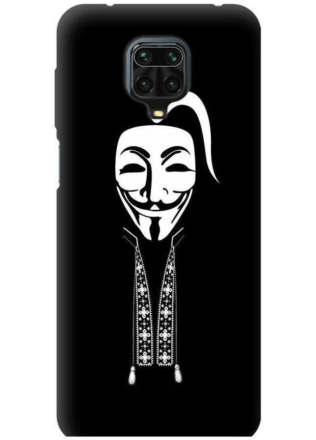 TPU черный чехол 'Anonimus. Козак' для Endorphone Xiaomi Redmi Note 9 Pro (269343655)