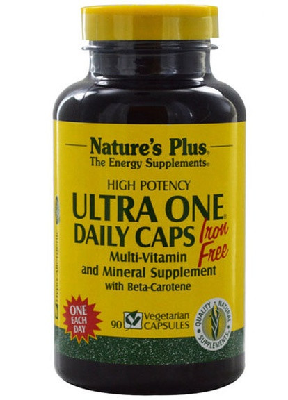 Nature's Plus Ultra One Daily Caps Iron Fre 90 Caps Natures Plus (256720809)
