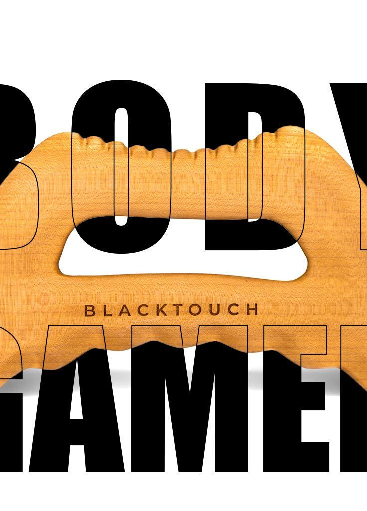 Дерев'яний шкребок Body Gamer для гуа-ша масажу тіла BlackTouch (267810676)
