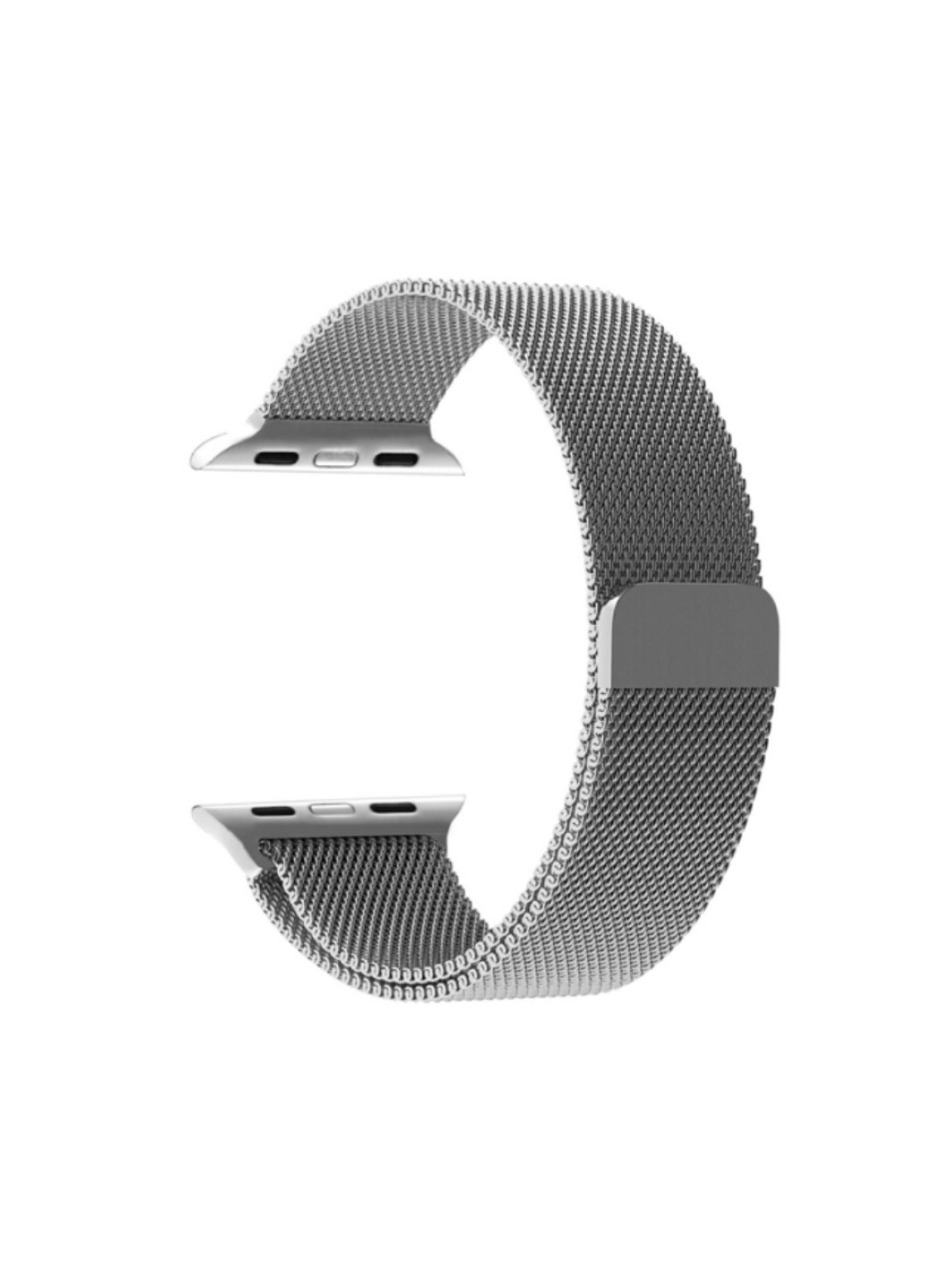 Ремінець Milanese Loop для Apple Watch 42/44/45/49 Silver No Brand (257410977)