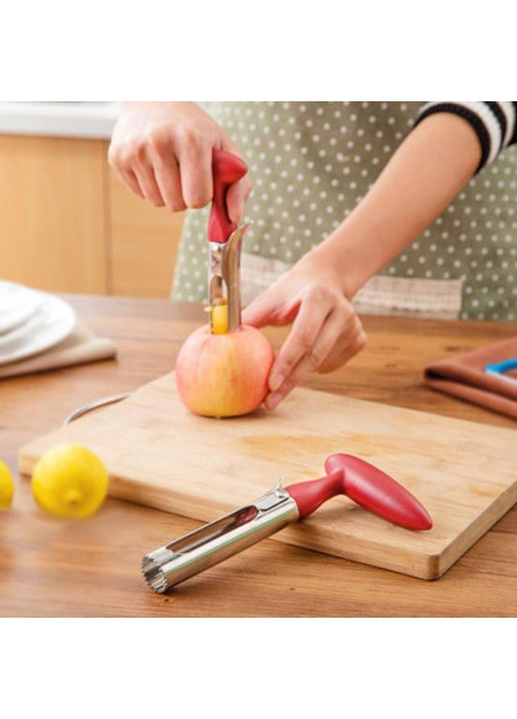 Нож для удаления сердцевин с картофеля, яблок, груш и перцев 18 см Kitchen Master (271974109)