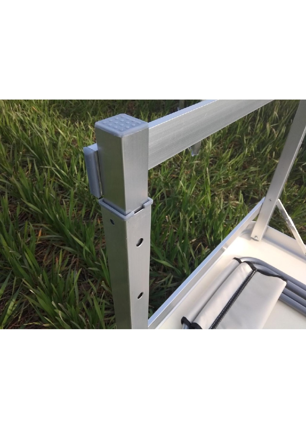 Набір садових меблів для пікніка в сад двір на чотири особи складний стіл потовщений зі стільцями (474553-Prob) Салатовий Unbranded (258818661)