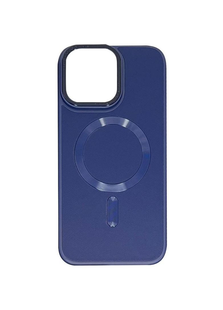 Кожаный чехол Bonbon с металлическими кнопками и MagSafe на Apple iPhone 13 Pro Max (6.7") Epik (263432139)