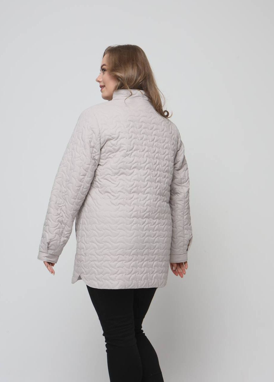 Перлова демісезонна демісезонна куртка жіноча великого розмір SK