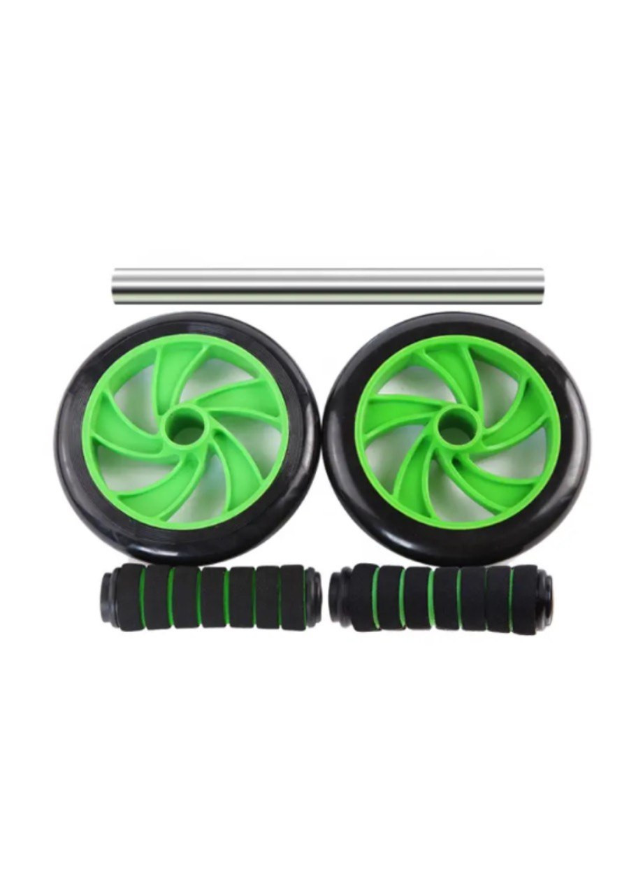 Колесо для преса фітнес Зелене No Brand double wheel abs (260597071)