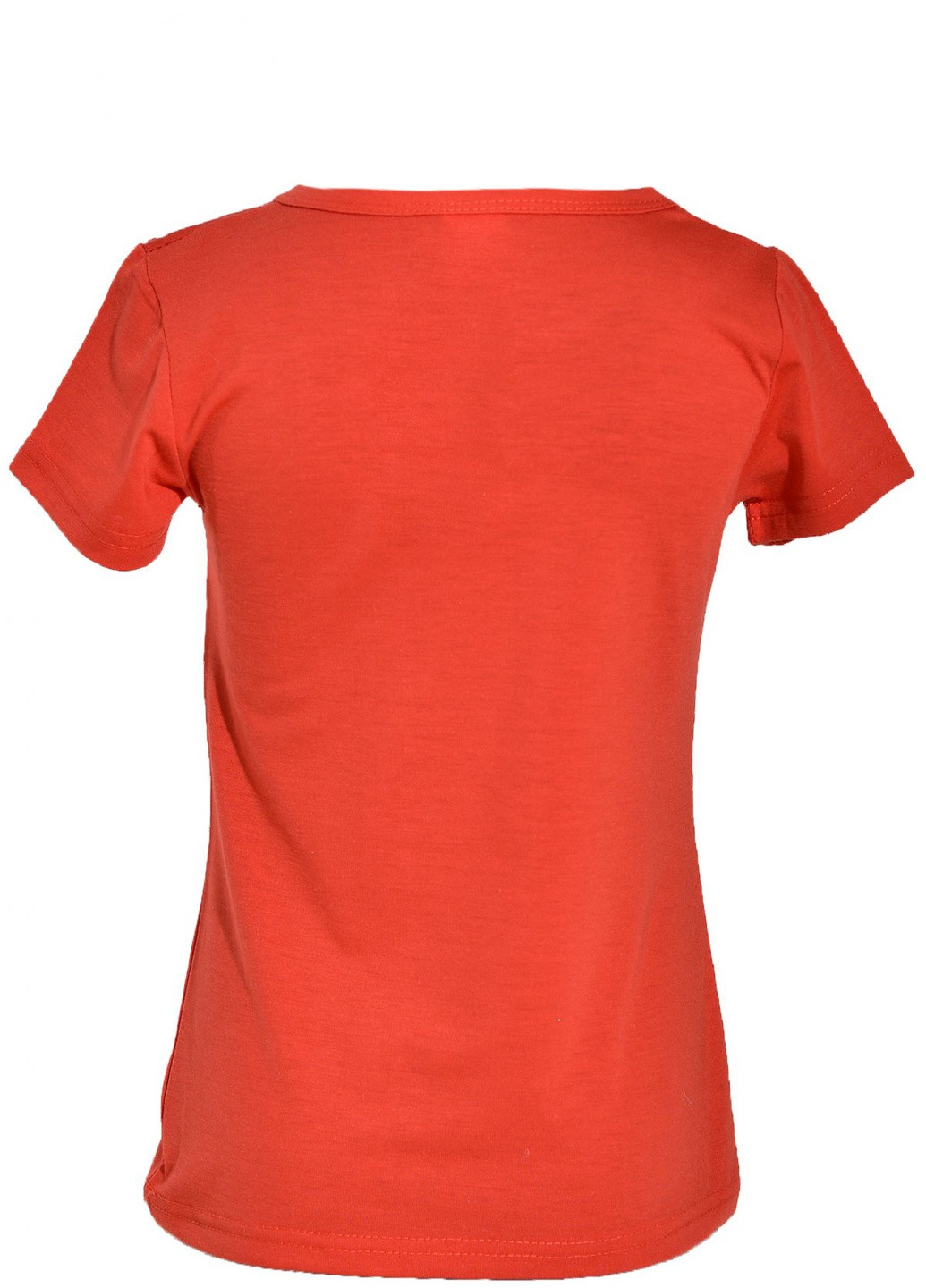 Красная футболки футболка на дівчаток (париж)16887-731 Lemanta