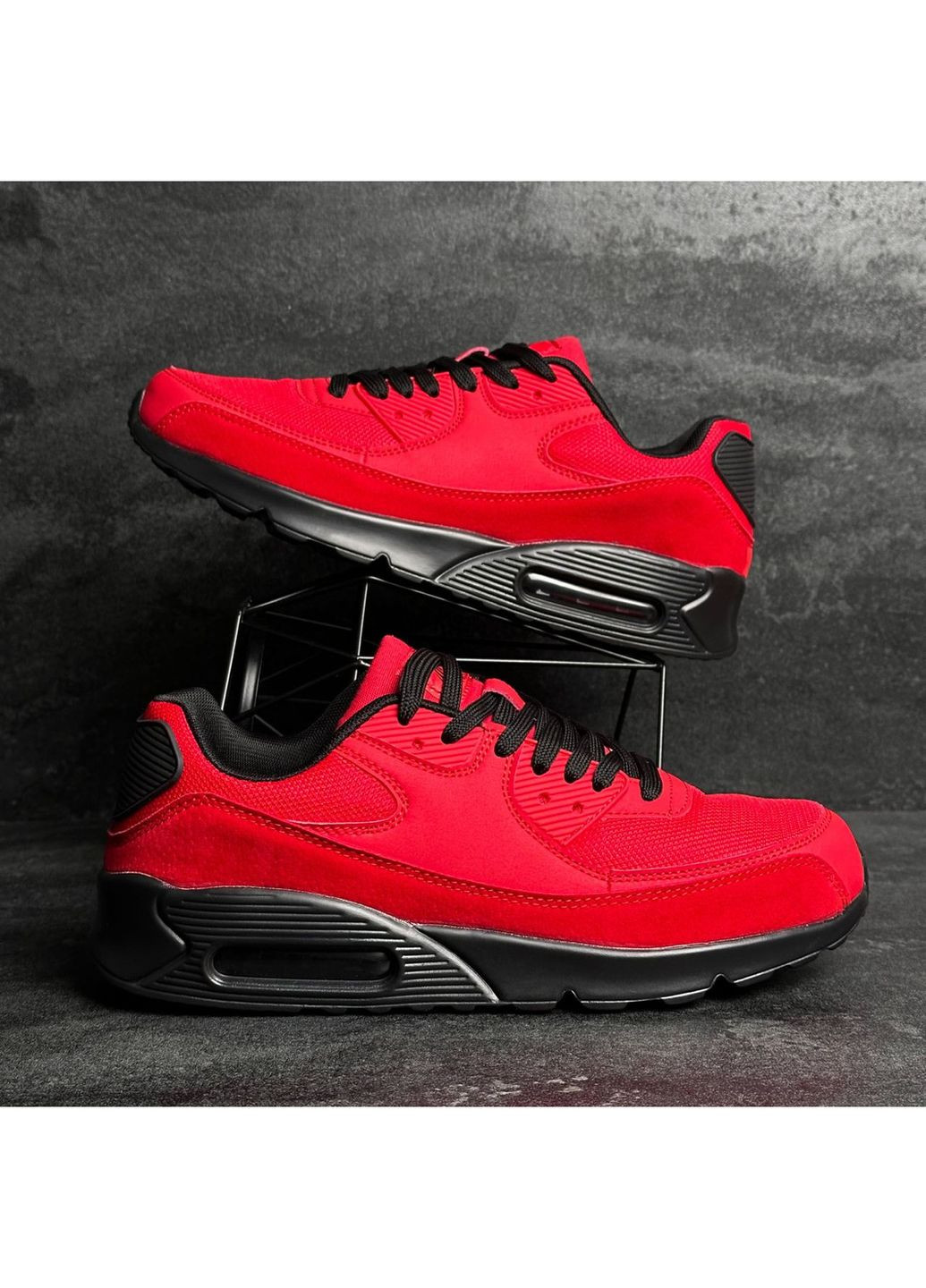 Червоні Осінні кросівки чоловічі в стилі air max Stilli