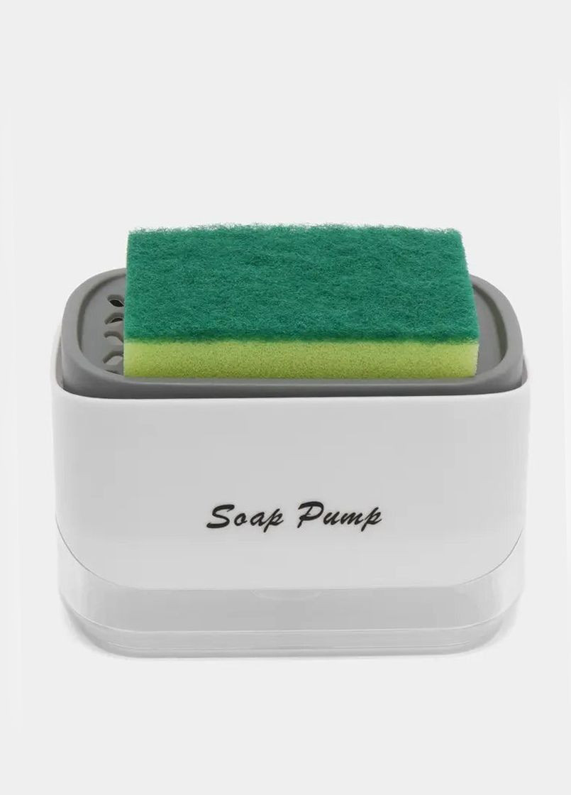 Дозатор для моющего средства с подставкой для губки Soap Pump Let's Shop (267723335)