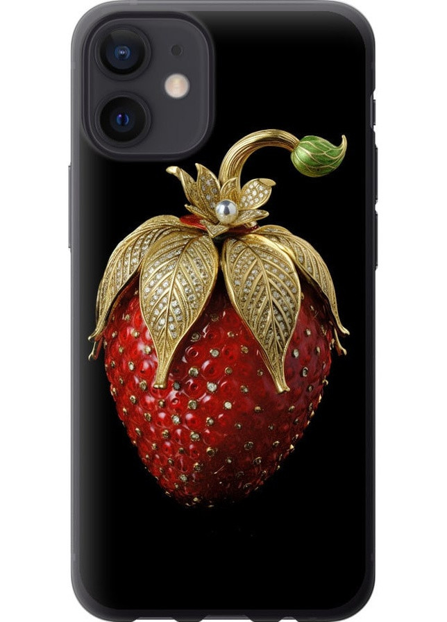 2D пластиковий чохол 'Полуниця v3' для Endorphone Apple iPhone 12 Mini (259320672)