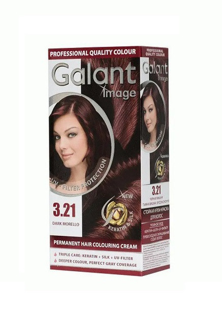 Стійка крем-фарба для волосся Image 3.31 темно-коричневий 115 мл Galant (258512386)
