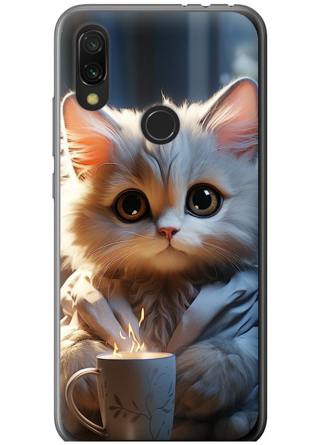 Силиконовый чехол 'White cat' для Endorphone xiaomi redmi 7 (265398507)