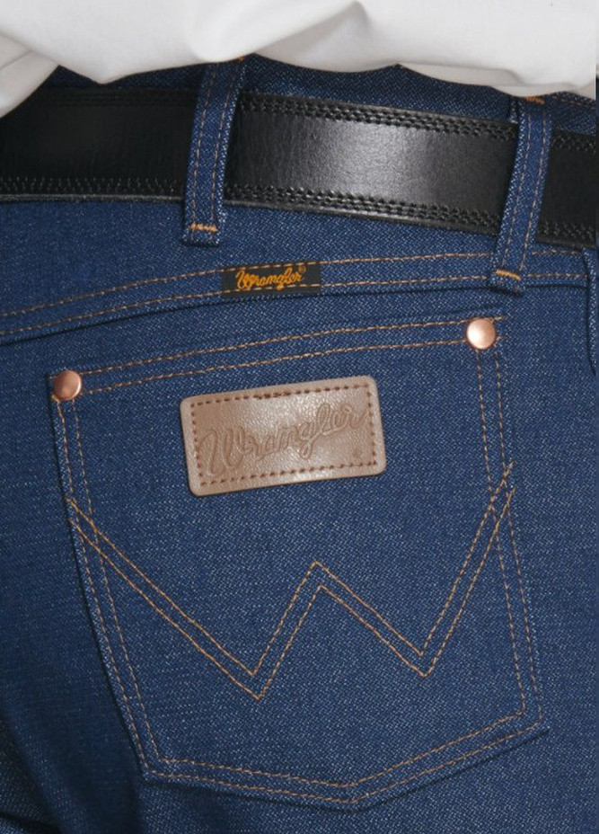 Темно-синие демисезонные регюлар фит, прямые джинсы 13mwzr – rigid indigo Original Fit Wrangler