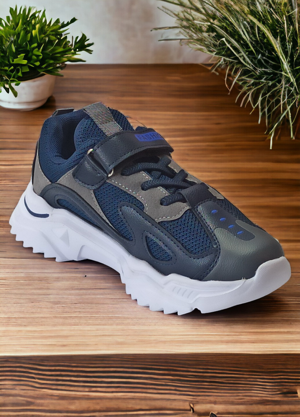 Синій Осінні дитячі кросівки для хлопчика 7527а Boyang