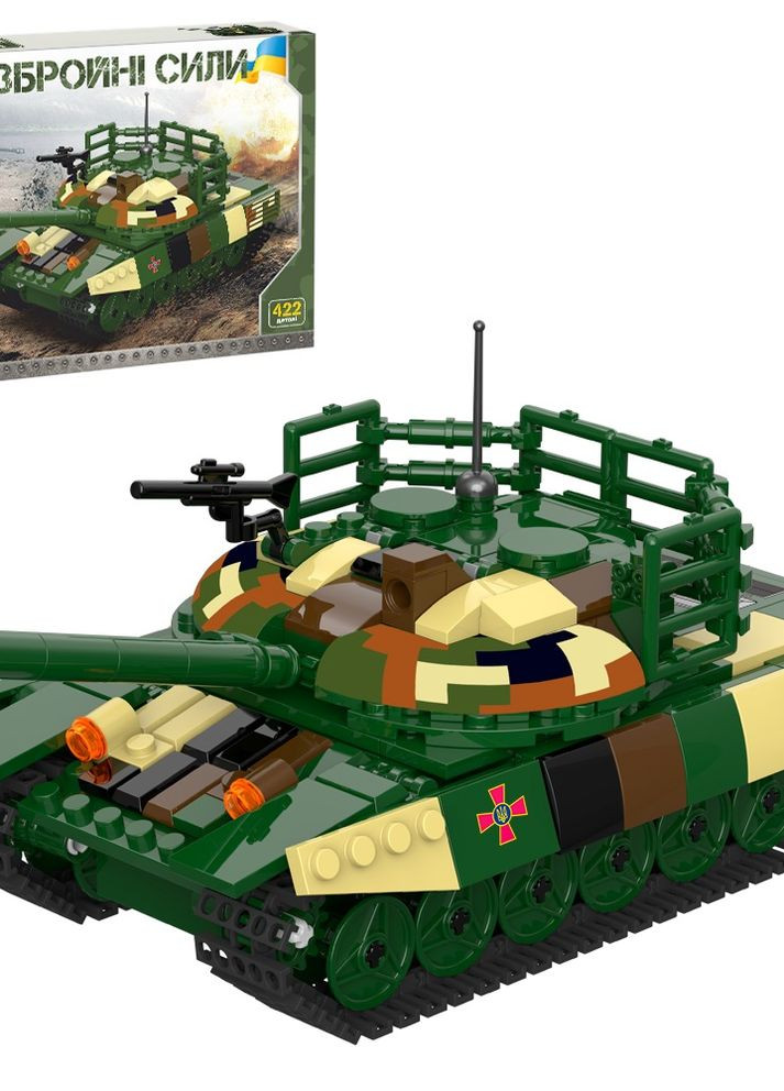 Конструктор Военный Танк, 422 детали (KB 001) Limo Toy (265911932)