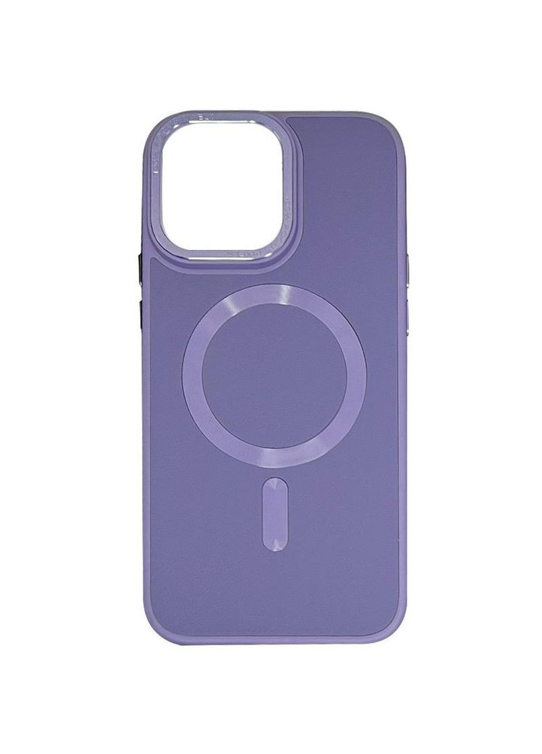 Кожаный чехол Bonbon с металлическими кнопками и MagSafe на Apple iPhone 13 Pro (6.1") Epik (263432243)