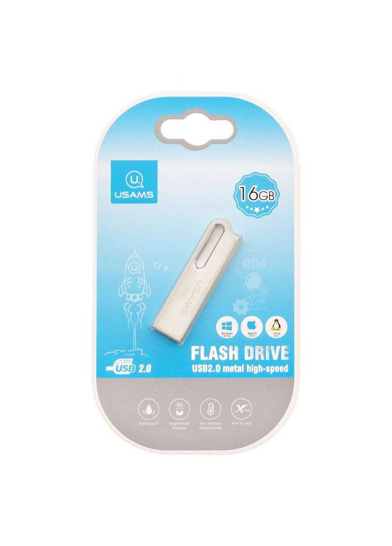 Флеш-накопитель US-ZB097 16Gb Aluminum Alloy USB High Speed Flash USAMS (258783715)