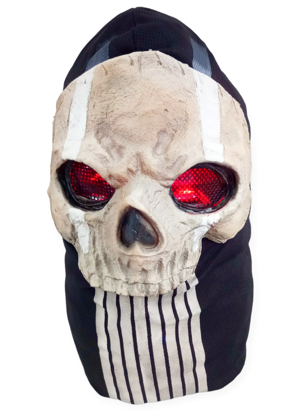 No Brand маска балаклава тактическая череп латекс призрак для военных байкеров хэллоуин ghost call of duty череп черный карнавальный трикотаж производство - Китай