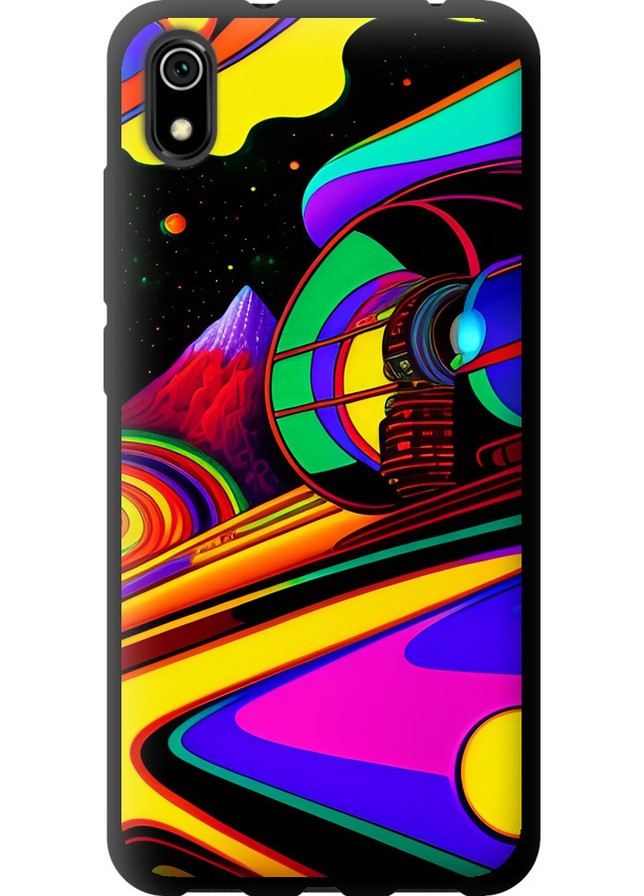 TPU черный чехол 'Абстракция v4' для Endorphone Xiaomi Redmi 7A (258215498)