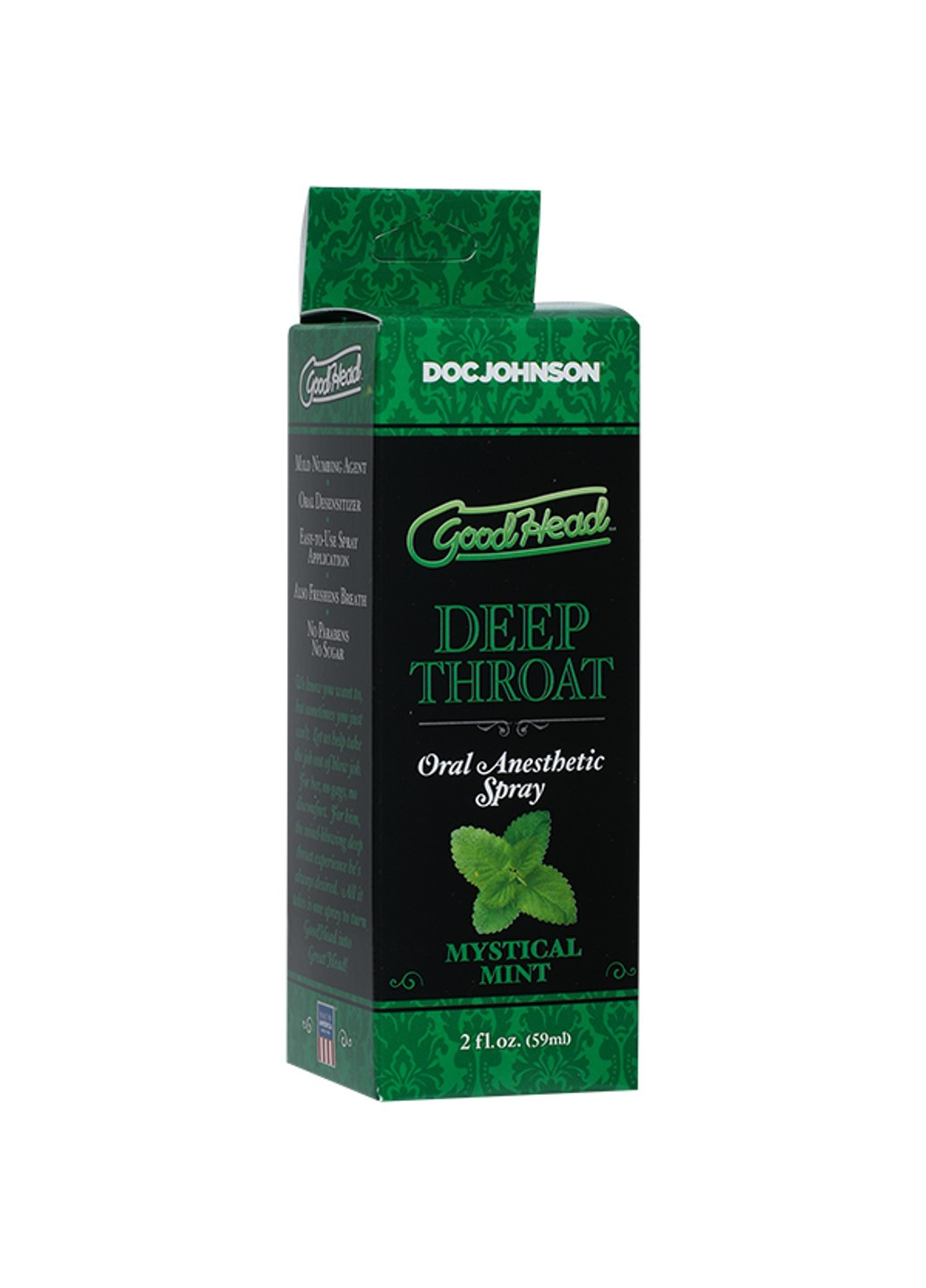 Спрей для минета GoodHead DeepThroat Spray – Mystical Mint 59 мл для глубокого минета Doc Johnson (266554606)