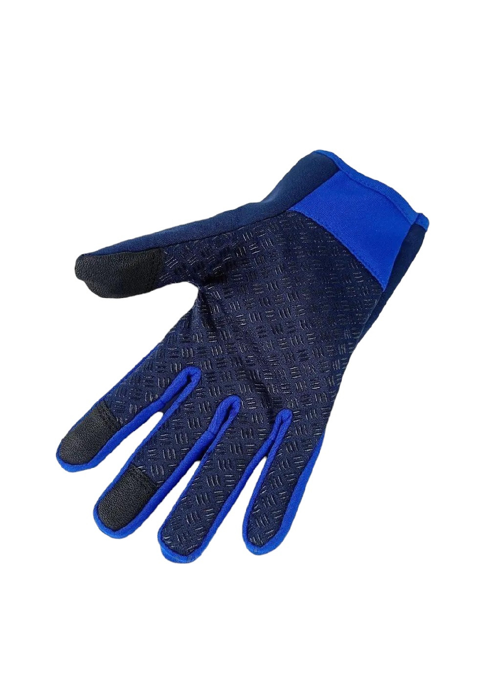 Велоперчатки велосипедные перчатки с водоотталкивающим сенсорным покрытием спандекс флис (476033-Prob) Синие XL Unbranded (275863531)