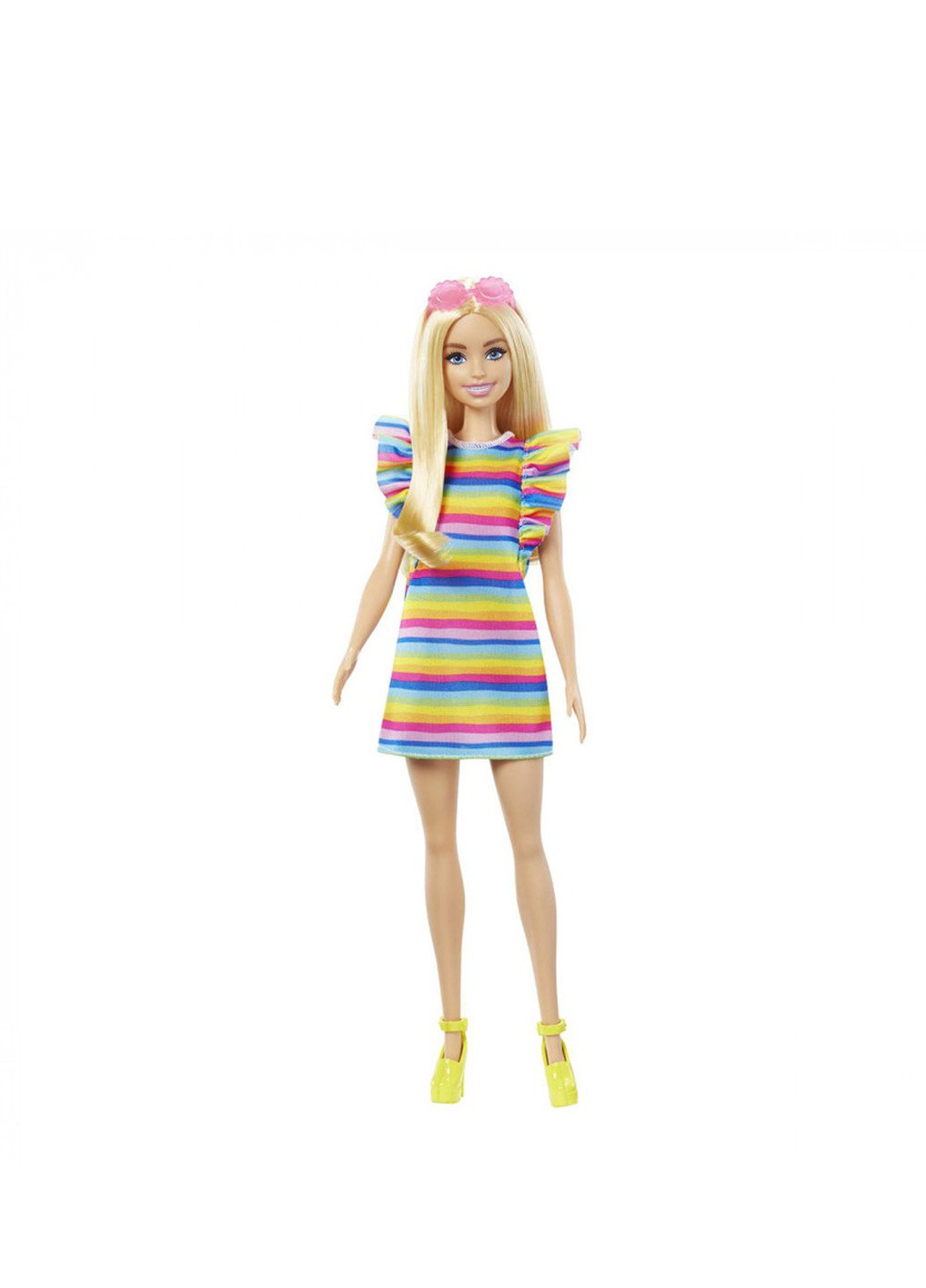 Кукла "Модница" с брекетами в полосатом платье цвет разноцветный ЦБ-00215178 Barbie (259466667)