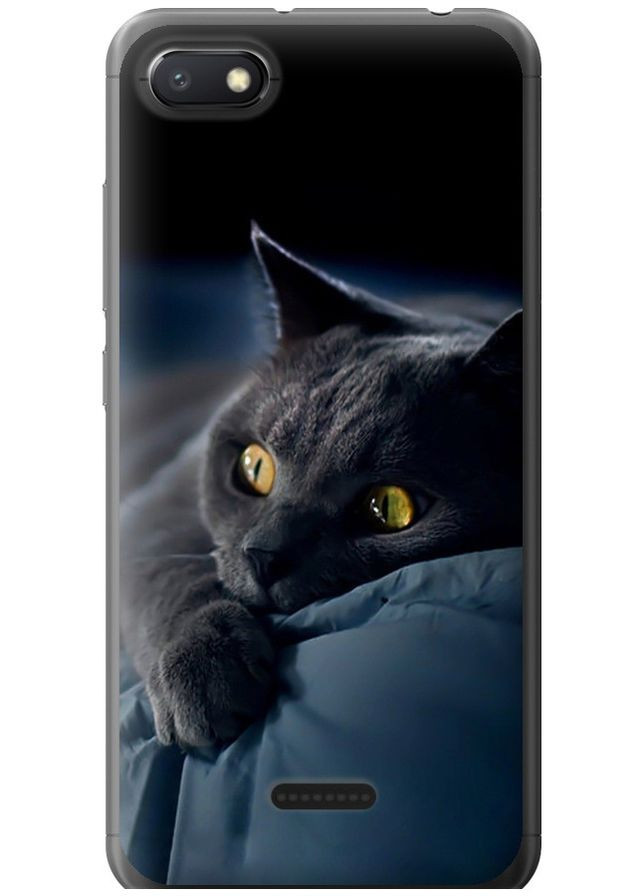 Силиконовый чехол 'Дымчатый кот' для Endorphone xiaomi redmi 6a (265226550)