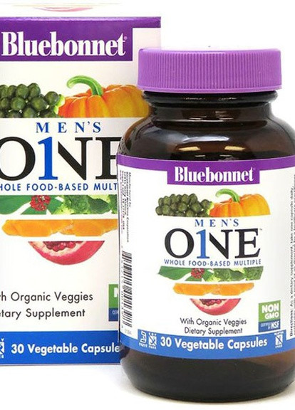 Men's One 30 Veg Caps BLB0139 Bluebonnet Nutrition (256722076)