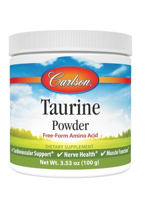 Taurine Powder 100 g /31 servings/ Unflavored Carlson Labs (258646285)