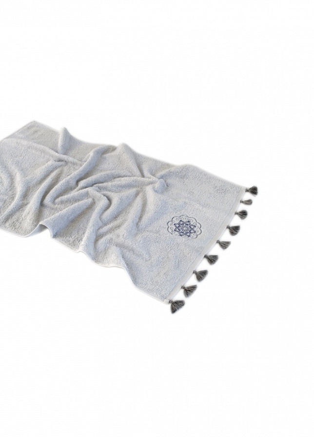Irya полотенце - covel a.gri светло-серый 90*150 орнамент светло-серый производство - Турция
