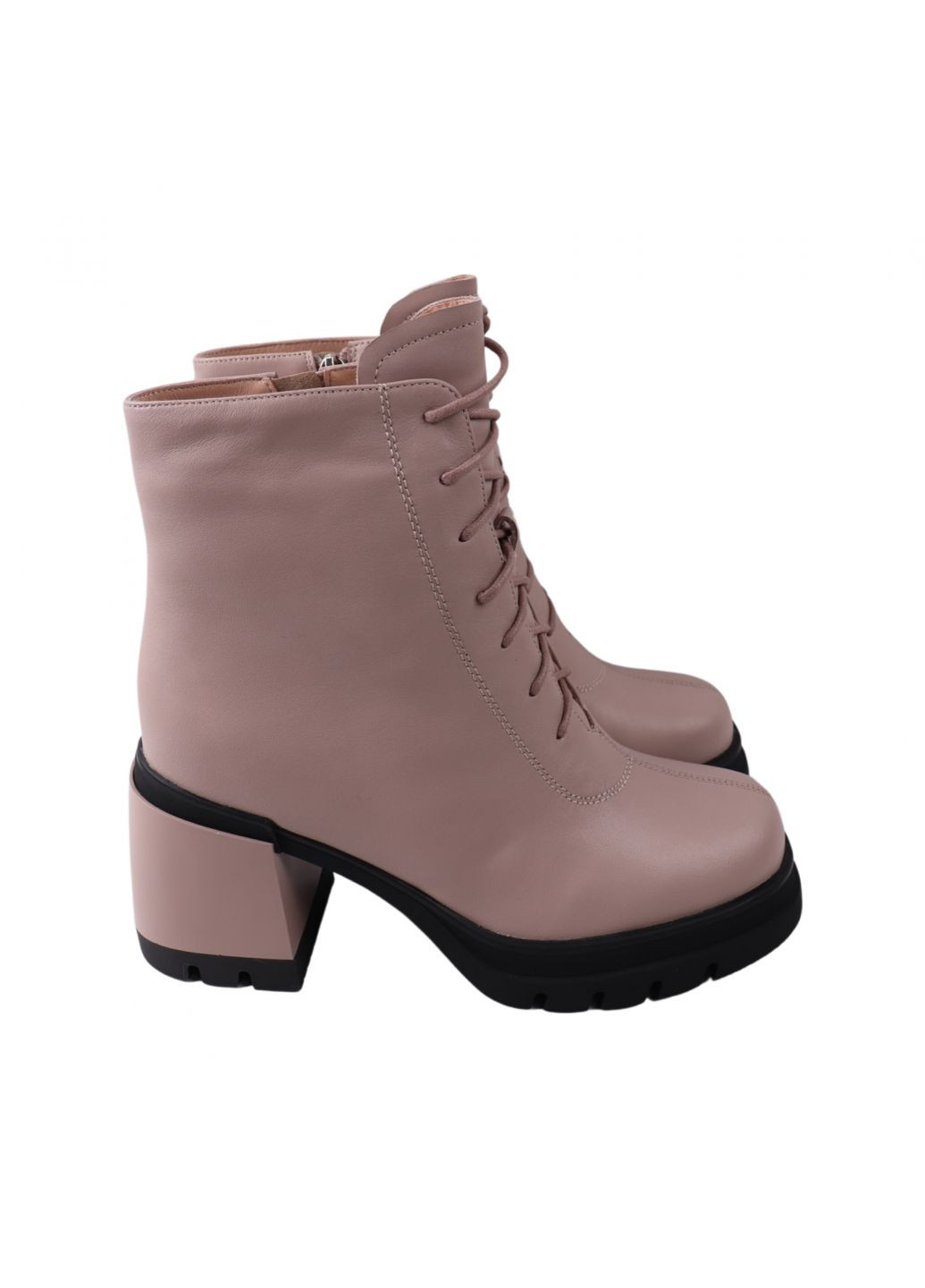 Черевики жіночі пудрові натуральна шкіра Angelo Vani 267-24ZH (268030455)