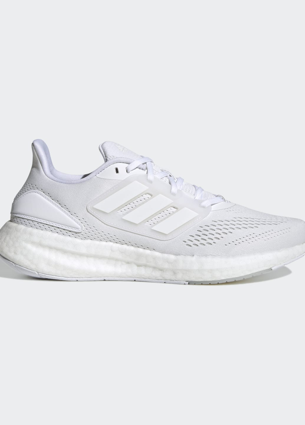 Белые всесезонные кроссовки для бега pureboost 22 adidas
