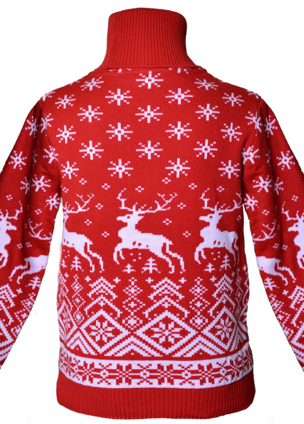 Красный зимний светри светр з оленями (90084111) Lemanta