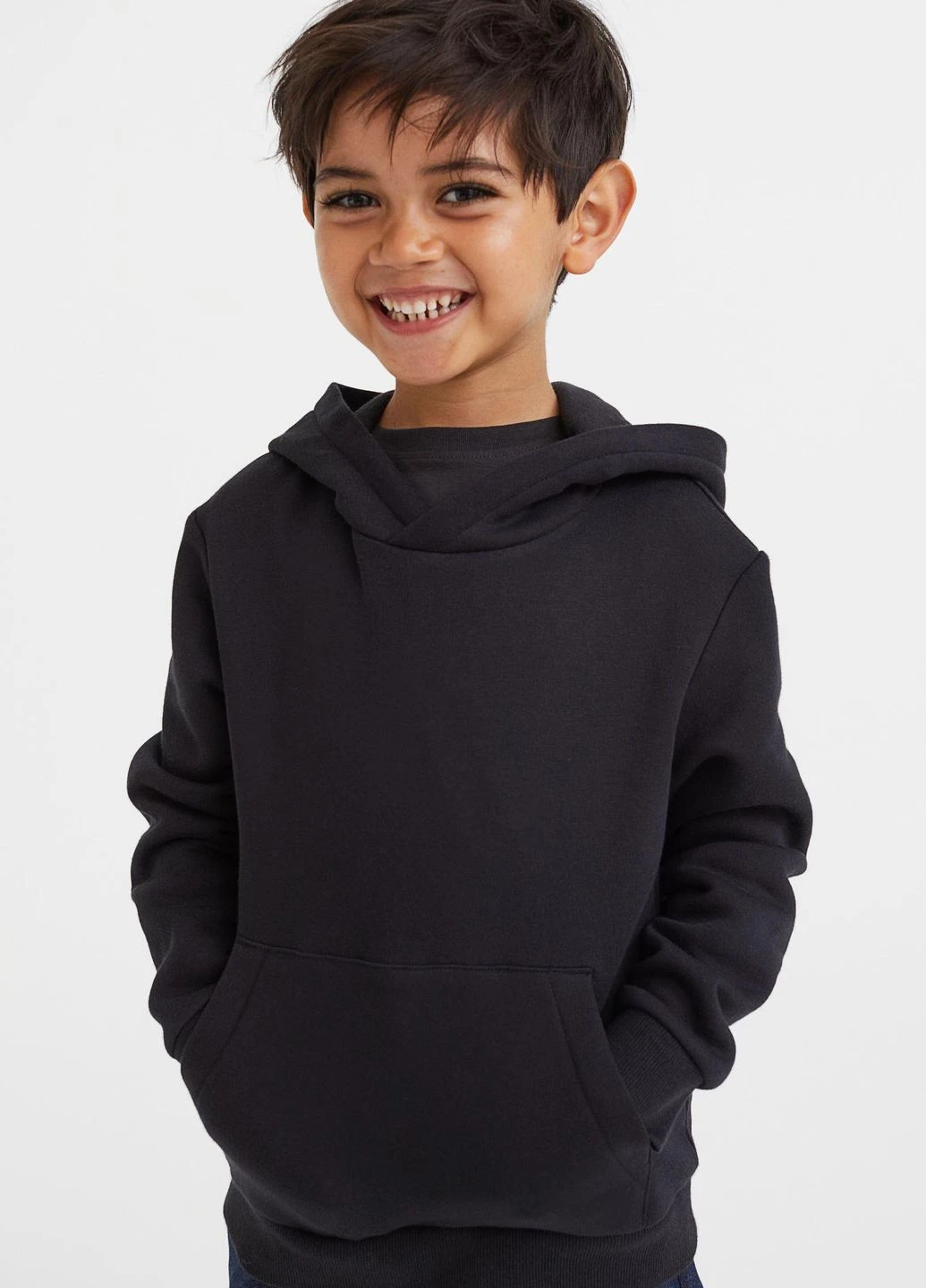 Худи флис,черный, Basic H&M (276839837)